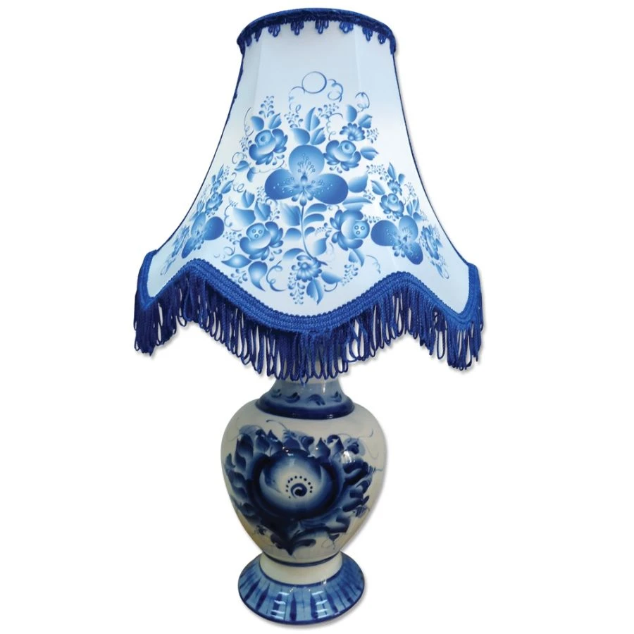 مصباح طاولة فيغا من البورسلين 305x305x535 مم