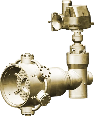 Disc throttle-cooler valve for reduction and cooling systems amk.LRV.RSC.WL.350.37.560.(1163.0).20.(16.13).Э