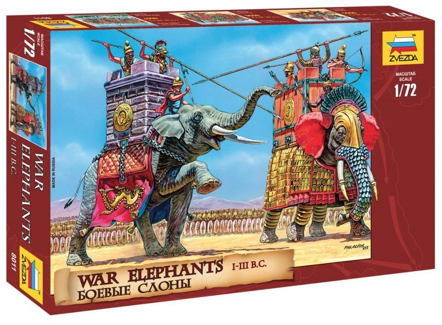 Combat Elephants Assembly Model for Kids and Collectors