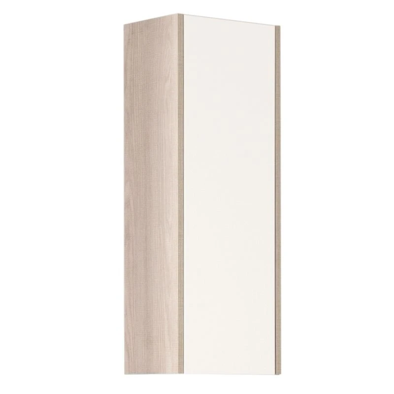 Modern Wall-Mounted Bathroom Cabinet York, White, Ash 1A171403YOAV01