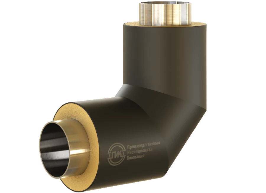 Thermal Insulated Fittings with Polyurethane and Protective PE Shell according to GOST 30732