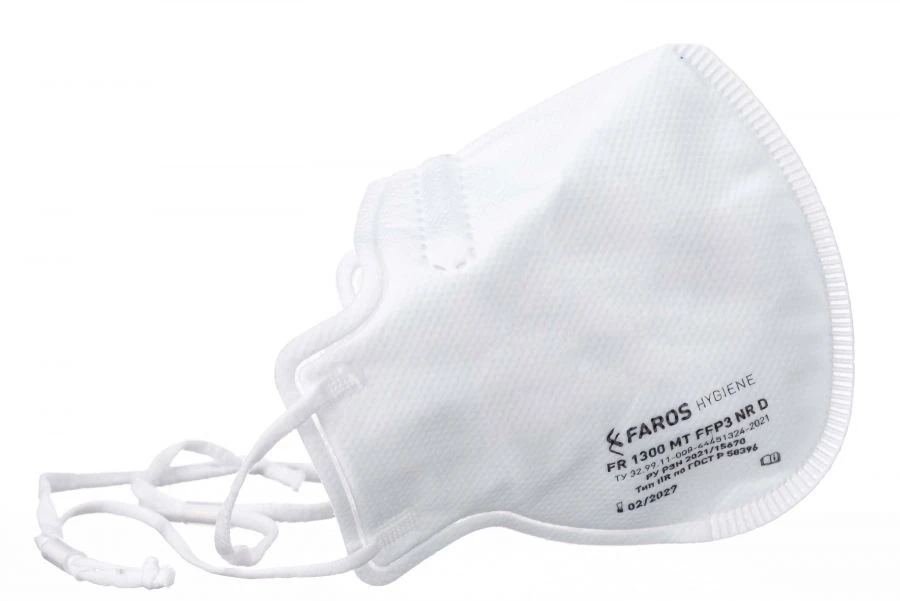 Medical Respirator for Respiratory Protection FR 1300 MT FFP3 NR D, Valve-less