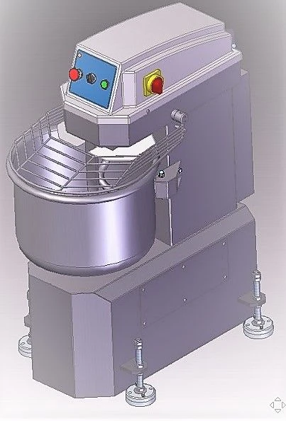 خلاط عجين كهربائي حلزوني TMS-40NN-2P (سلسلة CHEF)