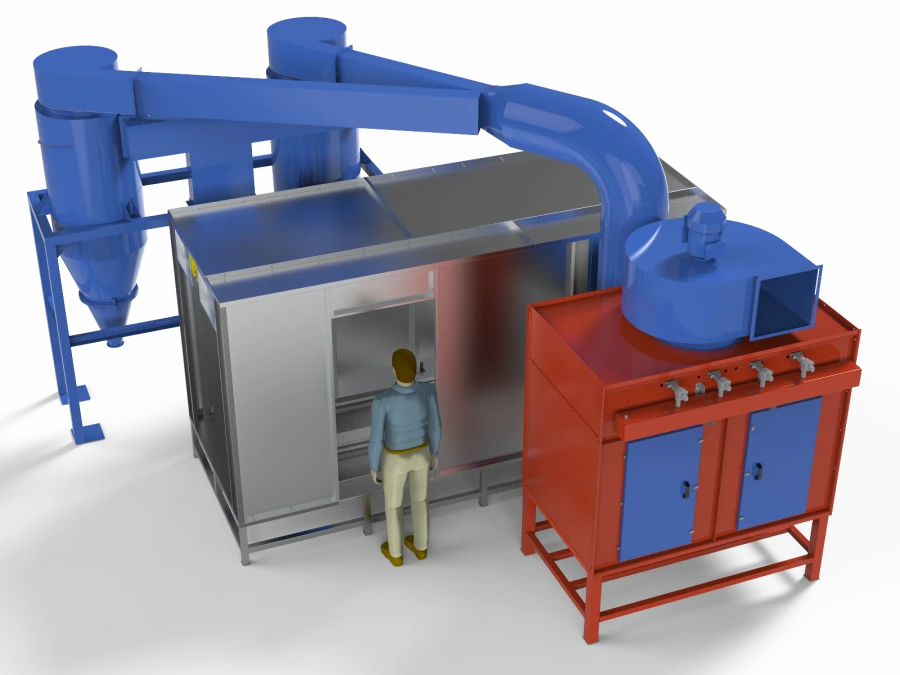 Powder Coating Application Chamber KNP-1