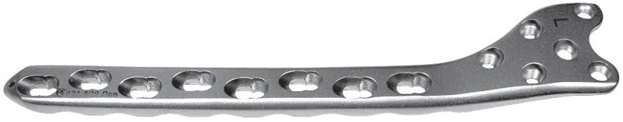 Anatomically Curved Distal Femoral Plates, Right and Left, Model 431.5XX R/L
