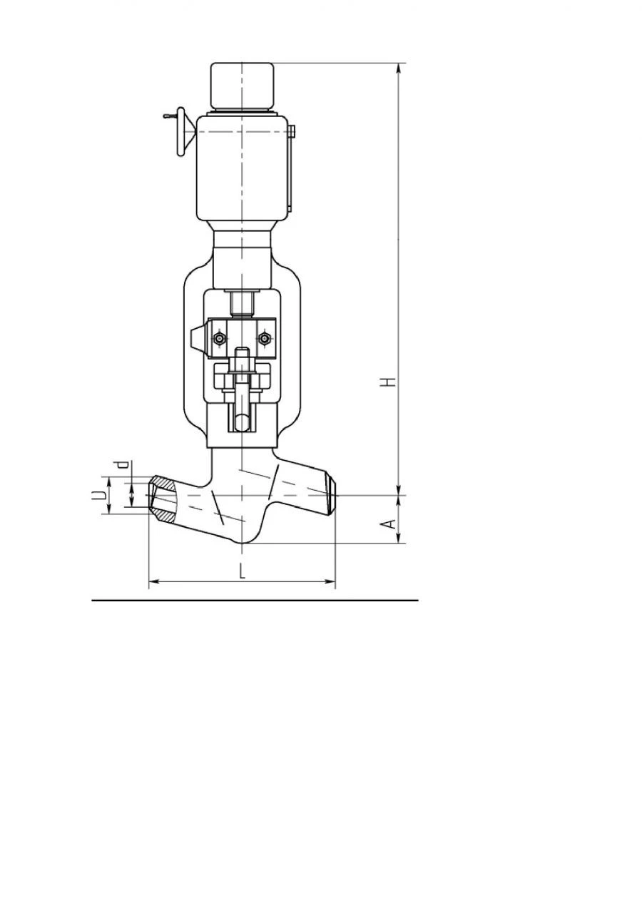 Electric Actuated Shut-off Valve 999-20-EM DN20/PN25.0
