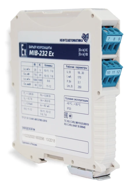 حاجز حماية الشرر MIB-200 Ex® نموذج MIB-232 A Ex