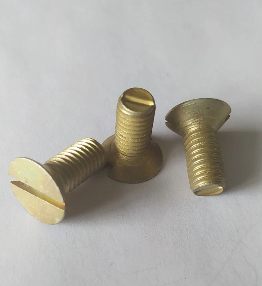 90° Countersunk Head Screws with Straight Slot OСТ 1 31543-80, 30ХГСА