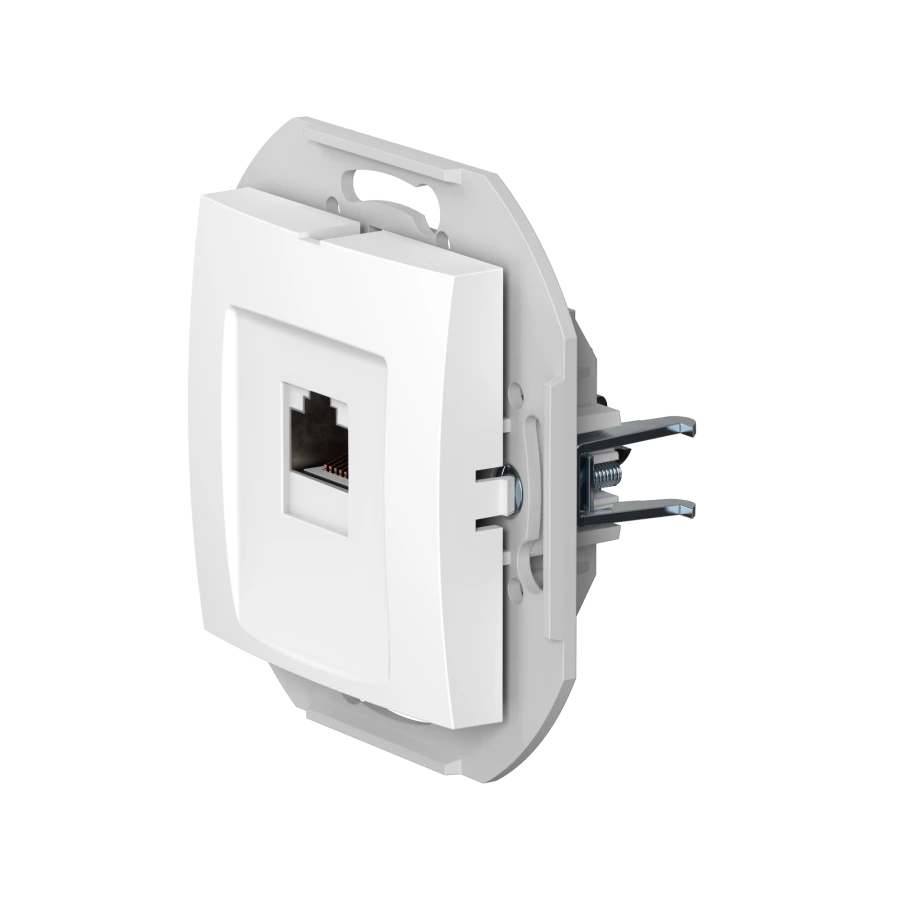 قابس كمبيوتر كاديوس ألنج بريمير مع وحدة RJ45 Cat.6 FTP، أبيض، فن. 60150S.0