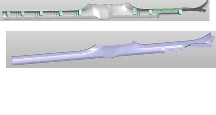 Left Door Sill Cover Assembly for VW Polo/Skoda Rapid