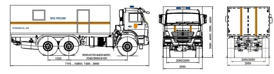 Special Purpose Vehicles for Emergency Rescue, Model 1714-0000010-KG1