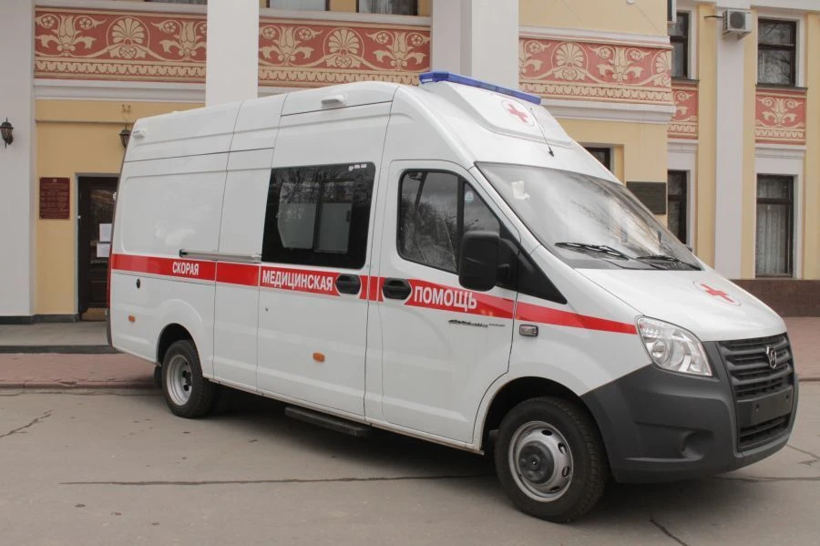 Gasoline-Powered Ambulance Vehicle Model 22438D on GAZ NEXT Chassis