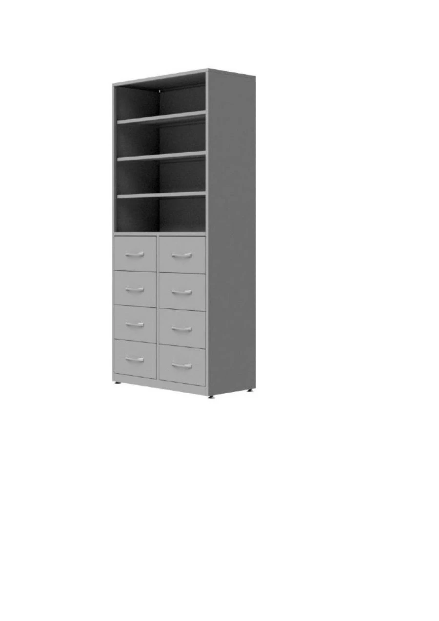 Medical Cabinet Two-Section SMSt SKB-2Y