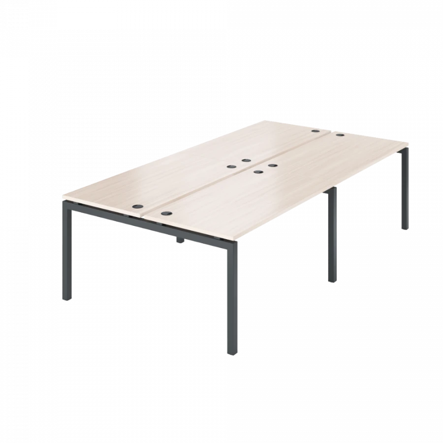 مقعد مزدوج لأربعة أماكن عمل AMB-003-4