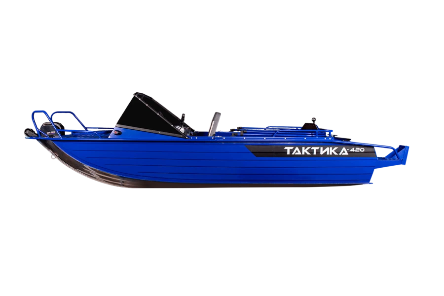 Aluminum Motor Boat "Taktika-420" - Versatile Leisure Vessel