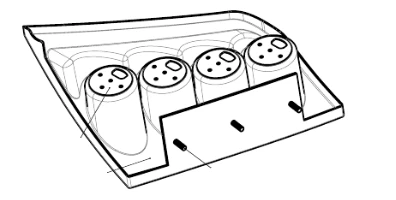 Right Rear Light for Tram S.15M-10.20.010-001