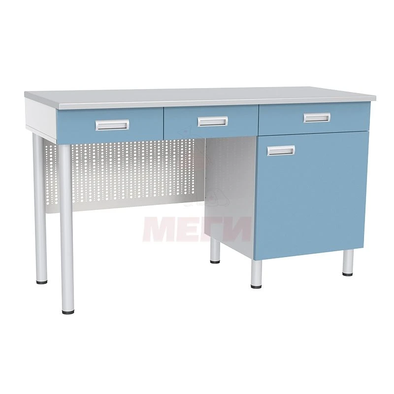 طاولة مختبرية مع خزانة وسحّاب SL-05-MSK (SL-05-207)