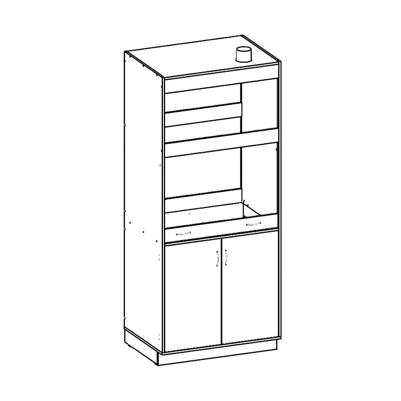 Ventilation Extraction Cabinet for Hazardous Materials