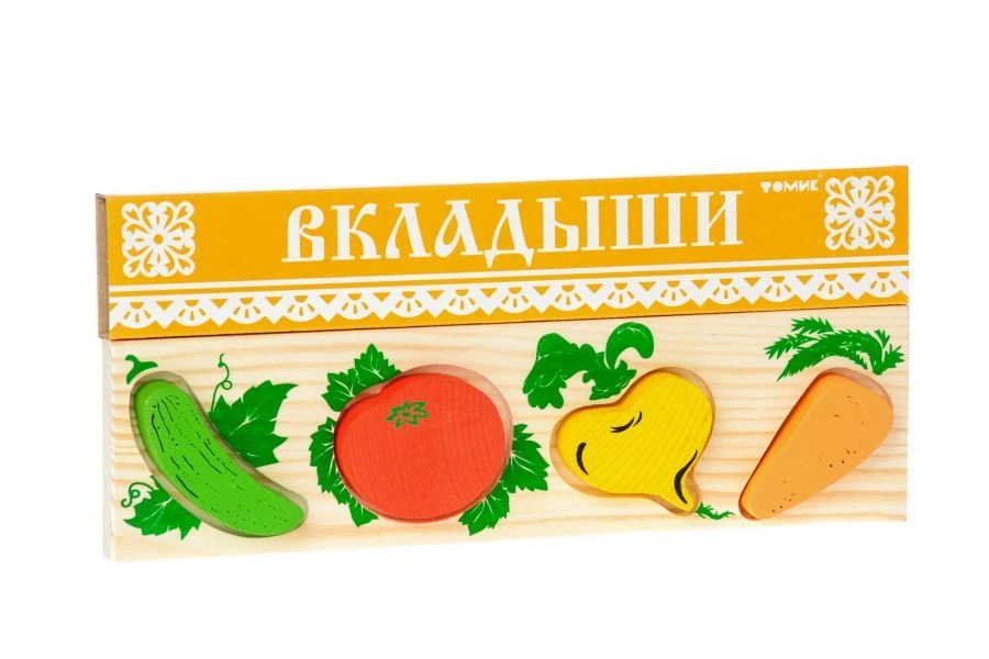 لوحة الألغاز الخشبية "الخضروات" (5 قطع) موديل 372-2