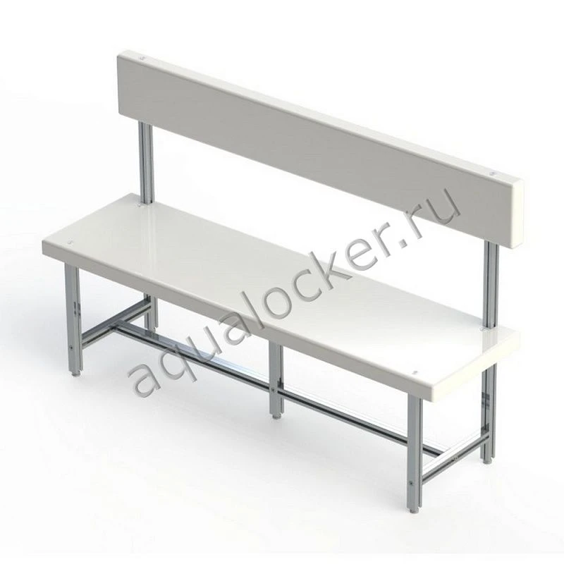مقعد AQUALOCKER مع ظهر