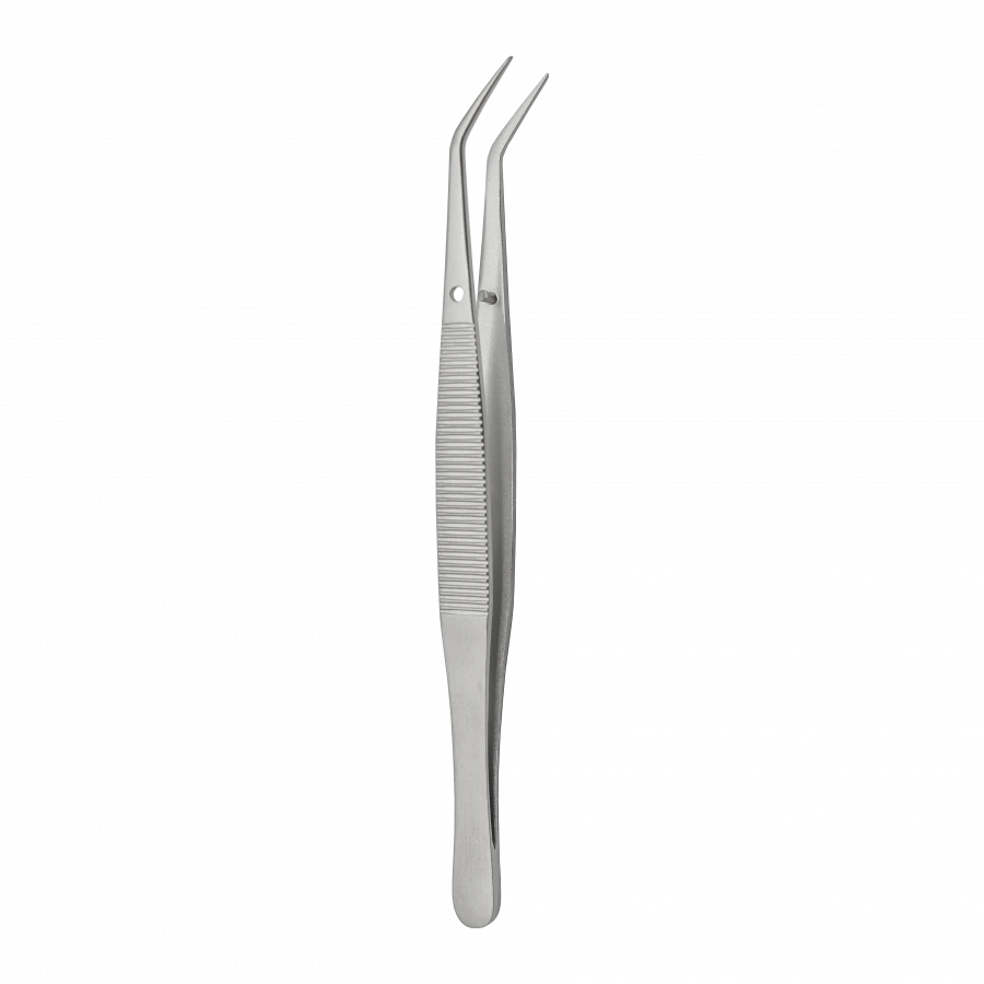 Curved Dental Tweezers TP-03-272-14.7, 147mm