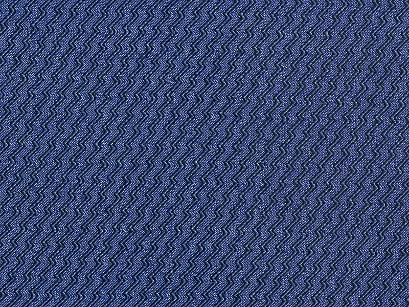 Fire-resistant Jacquard Chenille Fabric in Black and Blue "Path" Art. 300629