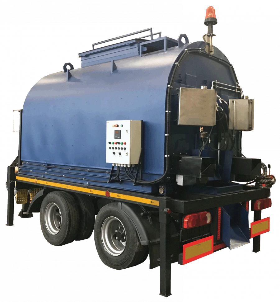 Asphalt Concrete and Artificial Pavement Construction Equipment BASTION LA-04 (Chassis Mounted)