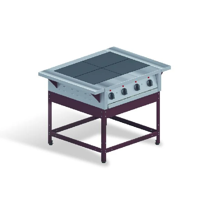 Electric Stove Model EP-4P - 4 Burner Cooking Station