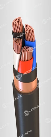 كابل طاقة بموصلات نحاسية، عزل PVC، 1kV، VVG Eng(A)-FRLSLT