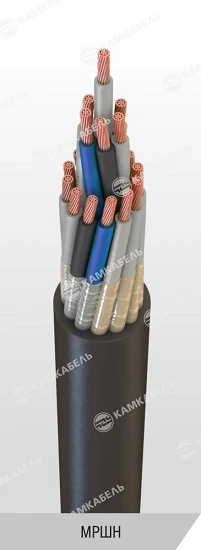 Marine Cables with Copper Conductors and Rubber Insulation for 400V
