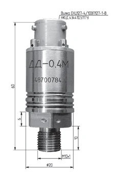 Pressure Sensor DD-0.4M for Aircraft Engine Applications