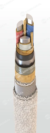 Power Cable with Aluminum Conductors and Paper Insulation, 6/10 kV, CAAP2l