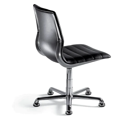 Modern Flober Chair 505 with Chrome Accents