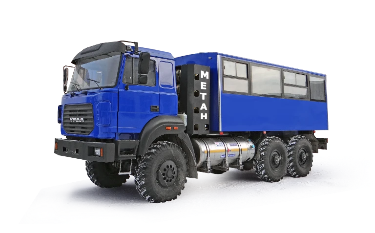 مركبة نقل الركاب المتخصصة أورال 32551-3113-79 CNG