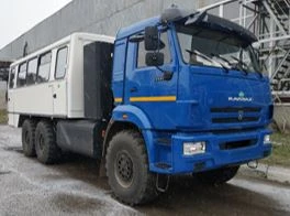 Specialized Passenger Transport Vehicle (Crew Bus) NEFAZ-4208-41, Base Chassis: KAMAZ 5350-37