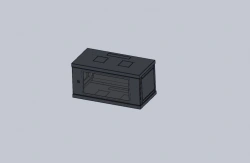 Telecommunication cabinet, wall mounted ??-12U-60-60-60- ??