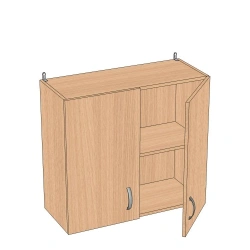 Hinged kitchen cupboard 2-door 800*300*720 mm ??-2.8