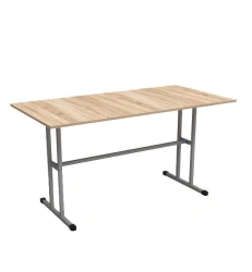 Classroom table on metal frame (STL73)