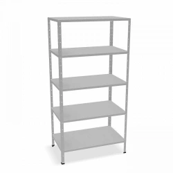 Metal shelf rack of "Edelwood" trade mark