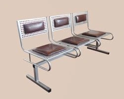 Metal 3-seater bench with arches Art. SK. 06