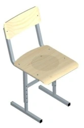 Pupil's chair with adjustable parameters