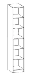 Bathroom shelving unit model ST 04