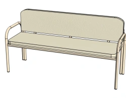Sofa ''Shkolnik'' No.2, 3-seater/ NUM10