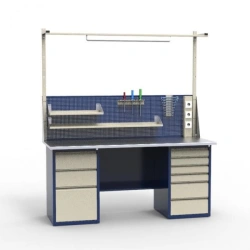 SV-2T.03.06.19.?? workbench, galvanised worktop