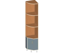 Corner shelving unit with drawer Art.S.04.00