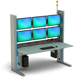 Heavy duty modular console for NOX EVO operatories