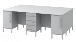 High island table on pedestal units 2400 SOTL in