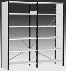 Stationary shelving unit S90
