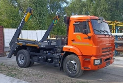 Container refuse truck 67076-2/102, modifications 670769-53, with GVW from 5000 to 20000 kg, on KAMAZ-43255-G5 chassis